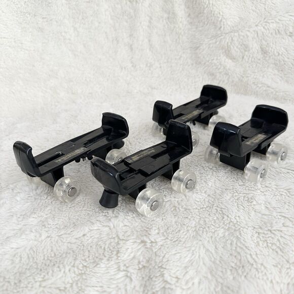 Build A Bear Workshop Black Adjustable Roller Skates Set Of 4 Accessory Toy - Picture 1 of 4